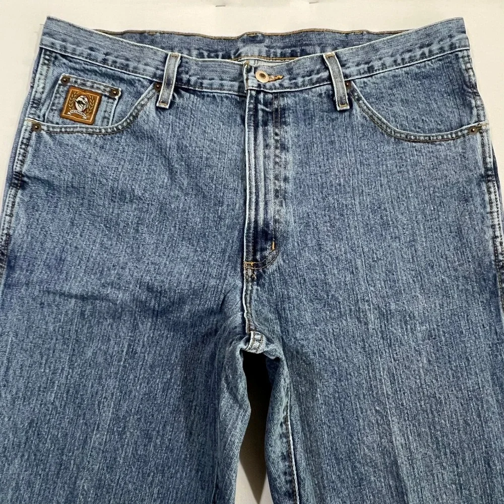 Vtg Cinch Green Label Jeans‎ Mens 38x34 Relaxed Fit Straight Leg Denim Cowboy